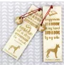 Chien de garenne des Canaries, Podenco canario - marque-page pour livre avec chien, marque-page personnalisé, cadeau pour les amateurs de livres de la marque Art-Dog
