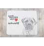 Bullmastiff - mouse pad with print, personalized dog-themed mouse pad, unique gadget for an office worker by Art-Dog brand