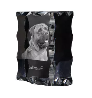 Bullmastiff ramka kryształowa z psem Art-Dog