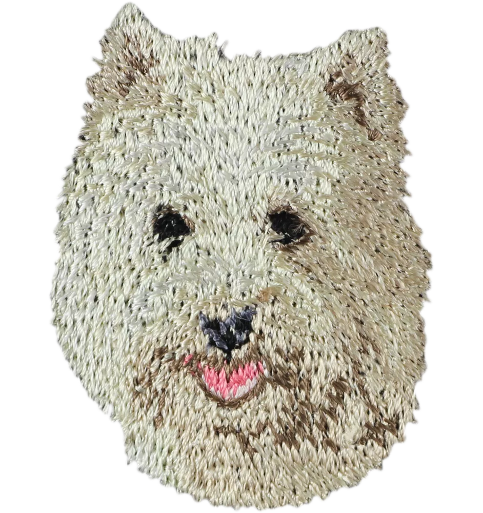 Cairn Terrier - écusson en forme de chien, patch brodé, décoration unique pour sac à dos de la marque Art-Dog