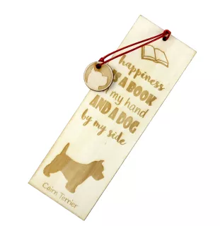Cairn Terrier - Lesezeichen mit Hund, personalisiertes Lesezeichen, Hundeaccessoire für Leser der Marke Art-Dog