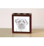 Bullmastiff - porte-stylo avec chien, organiseur de bureau avec impression, décoration de bureau personnalisée de la marque Art-Dog
