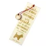 Cairn Terrier - dog bookmark, personalized bookmark, gift for bookworm from Art-Dog brand
