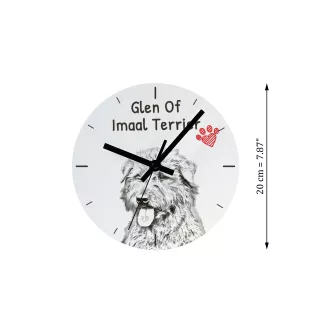 Bullmastiff - wall clock with a dog, shelf clock with a print, personalized home decoration from the Art-Dog brand