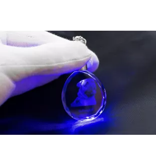 Bullmastiff brelok do kluczy owalny z koniem Art-Dog