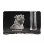 Bullmastiff - Pen stand, crystal organiser with dog photo, unique desk decoration by Art-Dog brand