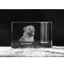 Bullmastiff - Pen stand, crystal organiser with dog photo, unique desk decoration by Art-Dog brand