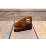 Cairn Terrier II - bougeoir en bois avec un chien, support pour bougie chauffe-plat, lieu de mémoire pour chien de la marque Art-Dog