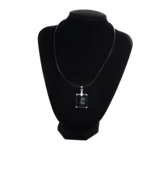 Bullmastiff - Crystal dog pendant, photo necklace, unique jewellery by Art-Dog