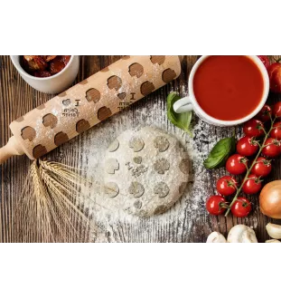 Cairn Terrier - patterned rolling pin with a dog, rolling pin for dough and ceramics, a gift for a pastry chef from the Art-Dog brand
