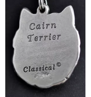 Cairn Terrier posrebrzany naszyjnik na łańcuszki Art-Dog