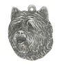 Cairn Terrier - un collier avec un chien, un pendentif de chien sur une chaîne en argent, un bijou unique de la marque Art-Dog