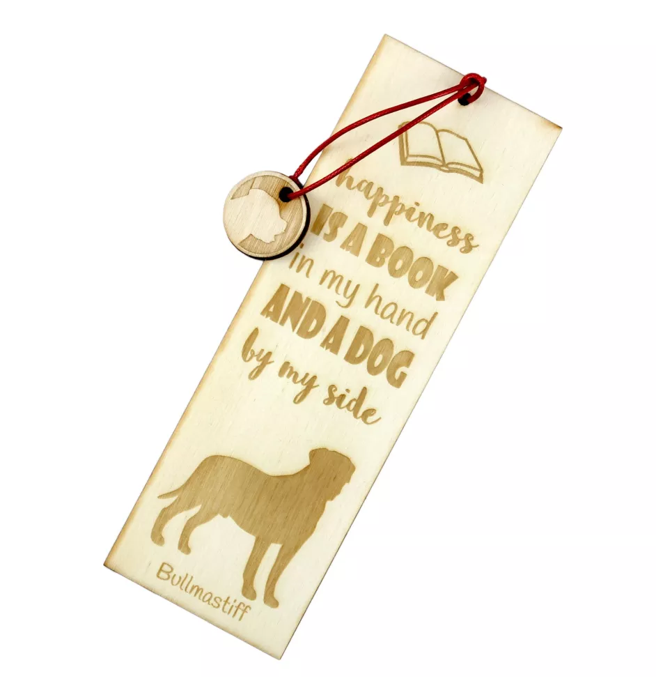 Bullmastiff - Lesezeichen mit Hund, personalisiertes Lesezeichen, Hundeaccessoire für Leser der Marke Art-Dog