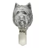 Cairn Terrier clipring posrebrzany w pudełku Art-Dog