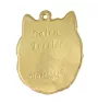 Cairn Terrier - keychain and necklace with a dog in a box, high-quality gold-plated product, Art-Dog brand