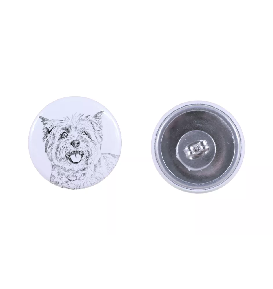 Cairn Terrier - boucles d'oreilles uniques avec un chien, votre animal de compagnie sur un porte-clés, marque propre Art-Dog