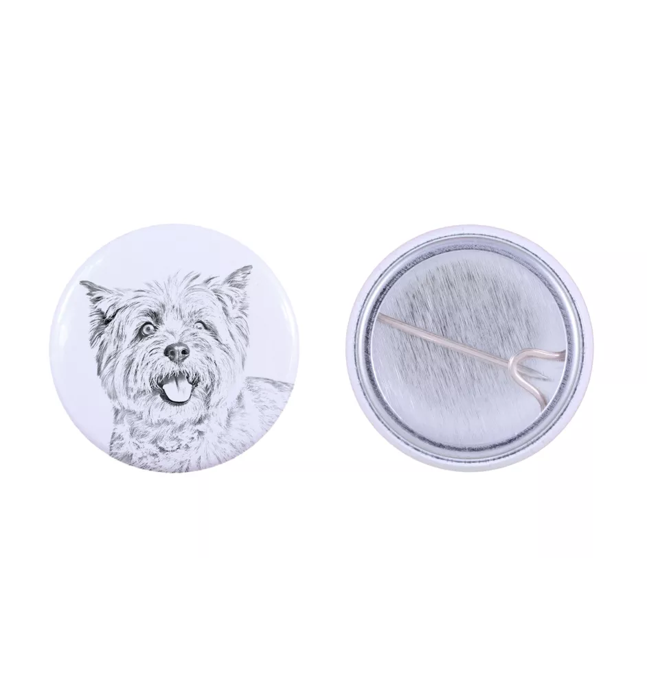Cairn Terrier - badge avec votre chien, ajoutez votre propre photo, marque Art-Dog
