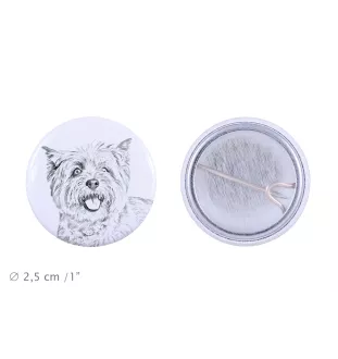 Cairn Terrier - badge avec votre chien, ajoutez votre propre photo, marque Art-Dog
