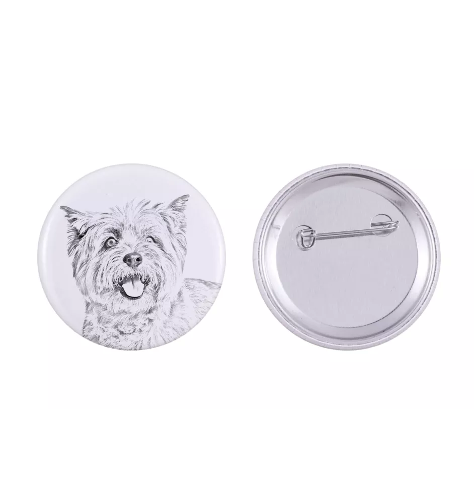 Cairn Terrier - badge avec votre chien, ajoutez votre propre photo, marque Art-Dog