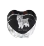 Cairn Terrier - a photo of a dog in crystal, crystal heart, unique photo frame from the Art-Dog brand