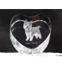 Cairn Terrier serce kryształowe z psem Art-Dog