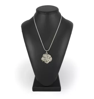 Bullmastiff II - un collier avec un chien, un pendentif de chien sur une chaîne en argent, un bijou unique de la marque Art-Dog
