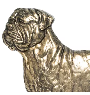 Bullmastiff - address plaque with a dog, brass nameplate, personalized door sign with the brand name Art-Dog