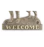 Bullmastiff - Türschild mit Hund, messingfarbenes Willkommensschild, einzigartiges Schild mit der Aufschrift Welcome von der Marke Art-Dog