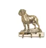 Bullmastiff - key holder with a dog, brass handle for dog accessories, an elegant decoration for the hallway from the Art-Dog brand.