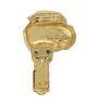 Bullmastiff - broche avec pince, support doré pour numéro de départ, cadeau pour exposition de chiens de la marque Art-Dog