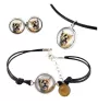 Cairn Terrier - ensemble de bijoux dans une boîte, collier, boucles d'oreilles, bracelet, produits de la marque Art-Dog