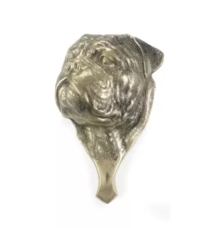 Bullmastiff - heurtoir de porte en forme de tête de chien, heurtoir en laiton, décoration rétro de porte de la marque Art-Dog