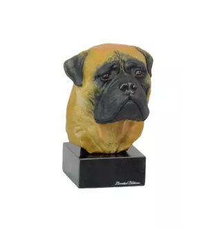 Bullmastiff - figurine peinte, statue, sculpture, réalisée par l'artiste, marque Art-Dog