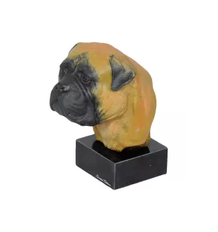 Bullmastiff - figurine peinte, statue, sculpture, réalisée par l'artiste, marque Art-Dog