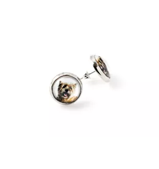 Cairn Terrier - jewelry with your photo box, set of necklace and earrings, personalized products from the Art-Dog brand