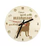 Bullmastiff - horloge avec chien, horloge en bois, horloge murale pour les amoureux des chiens, horloge de bureau et étagère, Art-Dog