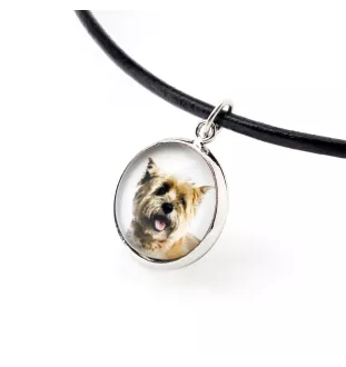 Cairn Terrier - ensemble de bijoux avec votre photo, ensemble fait à la main, bracelet et collier de la marque Art.-Dog