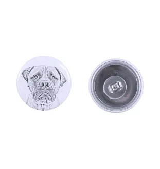 Bullmastiff - boucles d'oreilles uniques avec un chien, votre animal de compagnie sur un porte-clés, marque propre Art-Dog