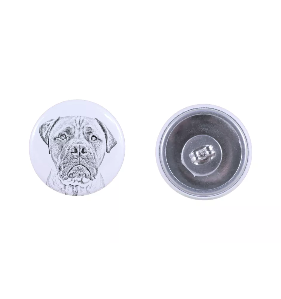 Bullmastiff - boucles d'oreilles uniques avec un chien, votre animal de compagnie sur un porte-clés, marque propre Art-Dog