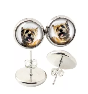 Cairn Terrier - Ohrringe in einer Schachtel, Ihr Foto, handgefertigter Schmuck, Eigenmarke von Art-Dog.