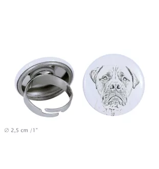 Bullmastiff - women's jewelry with a dog portrait, handmade product, possibility to add your own photo, Art-Dog brand