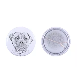 Bullmastiff - pin with your dog, add your own photo, Art-Dog brand