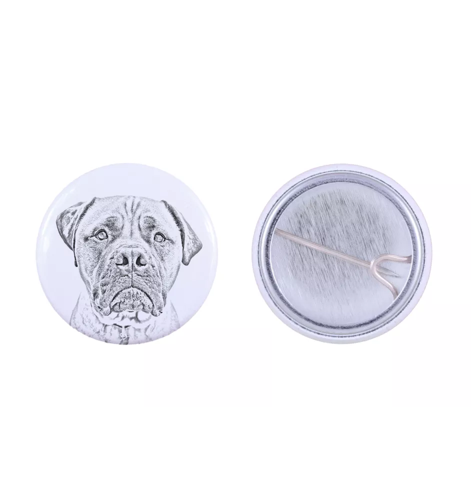 Bullmastiff - badge avec votre chien, ajoutez votre propre photo, marque Art-Dog