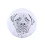 Bullmastiff - badge avec votre chien, ajoutez votre propre photo, marque Art-Dog