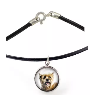 Cairn Terrier naszyjnik w pudełku ze zdjęciem Art-Dog