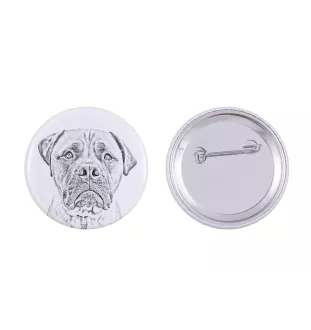 Bullmastiff - badge avec votre chien, ajoutez votre propre photo, marque Art-Dog