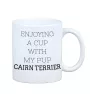 Cairn Terrier - Becher mit einem Bild und dem Schriftzug geometrischer Hund Art-Dog