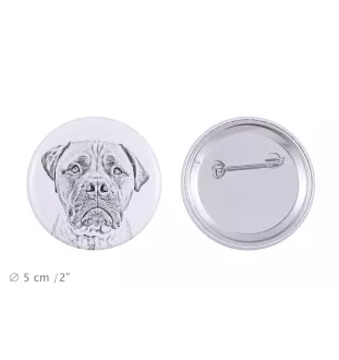 Bullmastiff - badge avec votre chien, ajoutez votre propre photo, marque Art-Dog