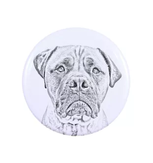 Bullmastiff przypinka z psem duża Art-Dog