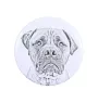 Bullmastiff przypinka z psem duża Art-Dog